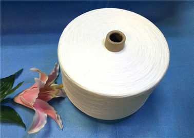 Chiny 100% przędziona poliestrowa surowa biała przędza 50/2 Raw White Virgin PPSF Yarn dostawca