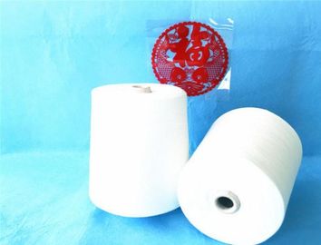Chiny 100 Polyester Ring Spun Przędza 20/2 20/3 Bright Fibre For Weaving / Knitting, Ekologiczny dostawca
