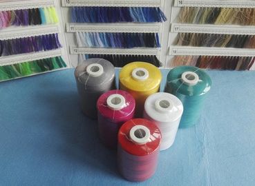 Dyed Virgin Spun Polyester Thread 40/2 , 100% Polyester Sewing Yarn