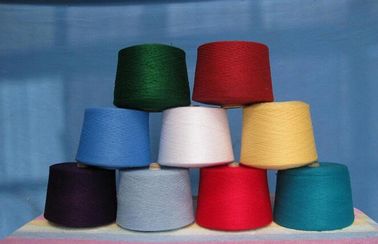Virgin Ring Spun Colored Polyester Yarn , Polyester Sewing Machine Thread 